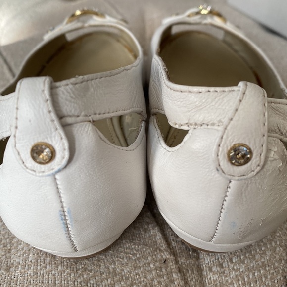 Stuart Weitzman open toe girls flat dress shoe-Size 1 - Picture 4 of 6